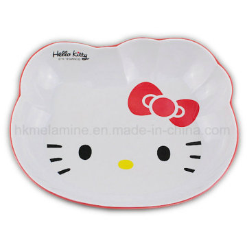Zweifarbige Melaminplatte mit Hello Kitty Logo (PT7102)